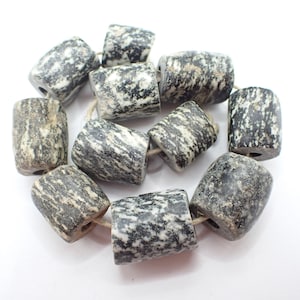 11 pcs MALI GRANITE STONE African Dogon trade beads ancient old antique