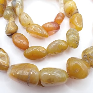 26&quot; sznur agatu chalcedonu koraliki handlowe ręcznie robione kolekcja plemienna Afryka