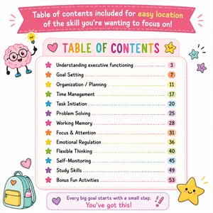 Executive Functioning Workbook & Activities For Kids | ADHD Support | School Counselor Resource | Focusing, Organization, SEL Skills image 5