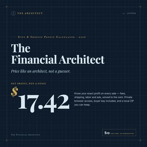 Etsy Profit Calculator 2026 for Sellers, Shopify Fee and Margin Pricing Tool, Digital Download, Spreadsheet Alternative