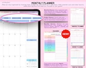 All in One Digital Planner Portrait, 2025 2026 2027 GoodNotes Planner, Daily Weekly Journal, Stickers & Covers