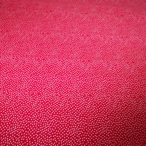 Garden Pindot / Polka Dots / Red & White - Michael Miller Fabric 1 Yard