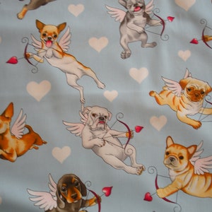 Puppy Love - Alexander Henry Fabric 1 Yard 8851D
