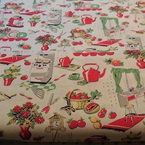 Fifties Kitchen - Michael Miller Fabric 1  Yard