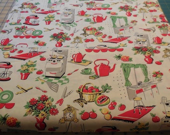 Fifties Kitchen - Michael Miller Fabric 1  Yard