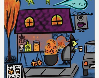 Witch Brew | Cozy Spooky Printable Wall Art