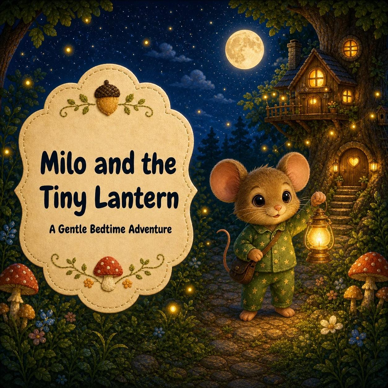 Printable Kids Bedtime Story Book PDF | Cozy Digital Storybook for ...