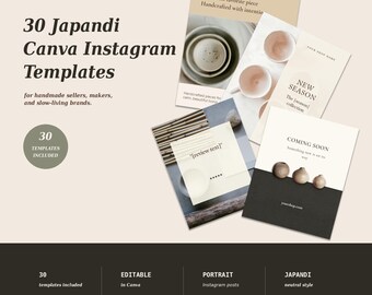 日本風Canvaテンプレート30選 | Instagram | クリエイター＆中小企業