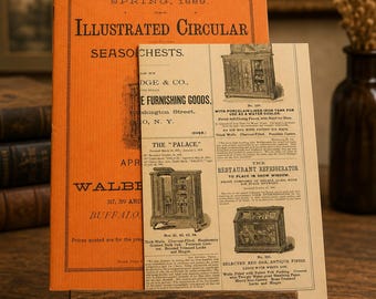 Catálogo ilustrado circular de herrajes antiguos de Walbridge & Co., Buffalo, NY, 1889.