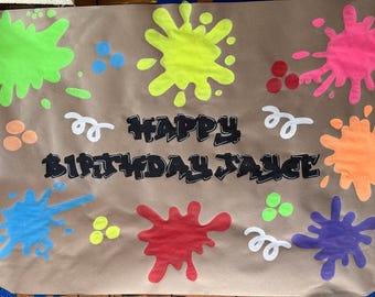 Custom hand painted banner for every occasion!