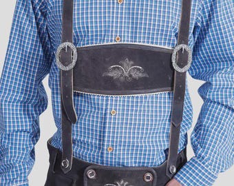 Lederhosen leather German shorts Oktoberfest mens shorts