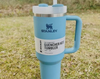 Stanley The Quencher H2.0 Flowstate Tumbler 40 oz - POOL - Blue New!