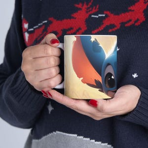 Stitch Coffee Mug | Cute Disney Inspired Mug | Kawaii Cartoon Ceramic Cup | 11oz 15oz Gift afbeelding 16