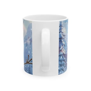 Frozen Character Mug | Elsa Anna Olaf Coffee Mug | Cute Winter Cartoon Cup | 11oz 15oz Ceramic Mug | Gift for Frozen Fans image 4