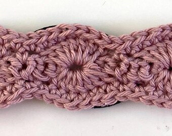 Handmade crochet girls' headband