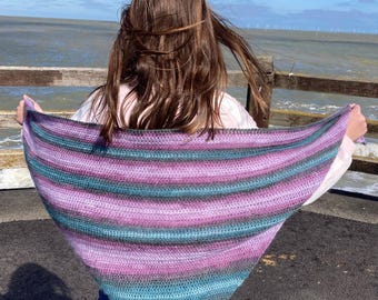 Handmade Womens'/Girls' Boho Triangle Shawl Wrap