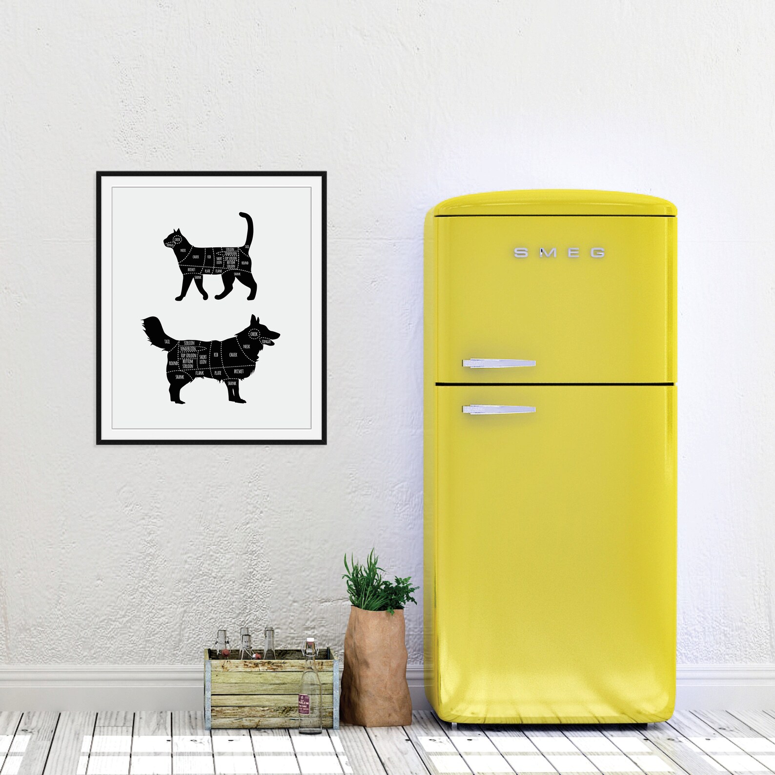 Vegan Butcher Poster Vegan Art Vegan Print Vegan Wall Art Etsy