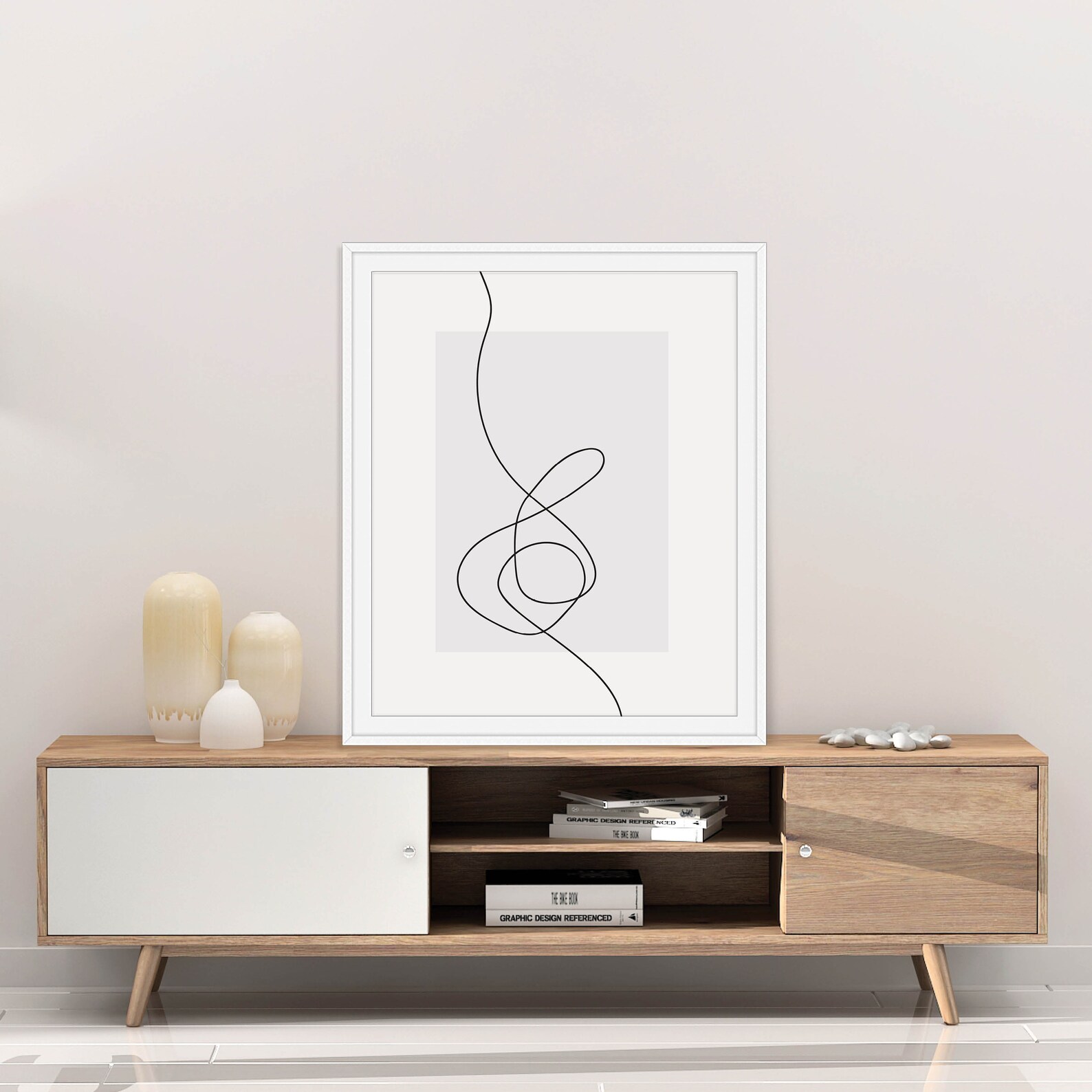 Black and White Abstract Grey Wall Art Abstract Art Print - Etsy
