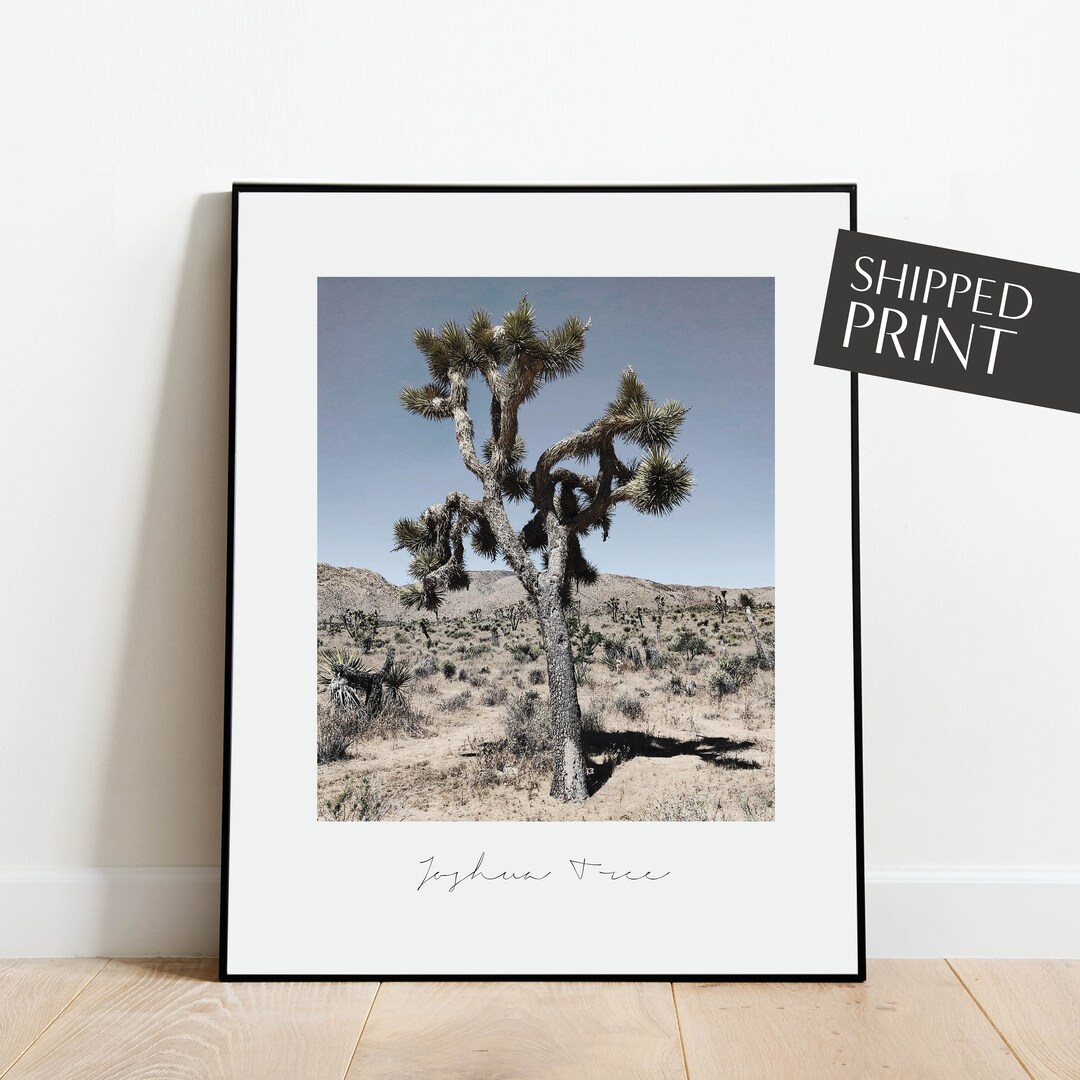 Joshua Tree Wall Art, Joshua Tree Print, California Poster, Boho Wall