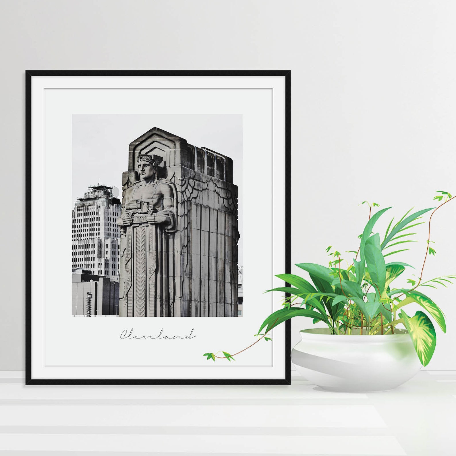 Cleveland Wall Art Cleveland Poster Guardians of Etsy