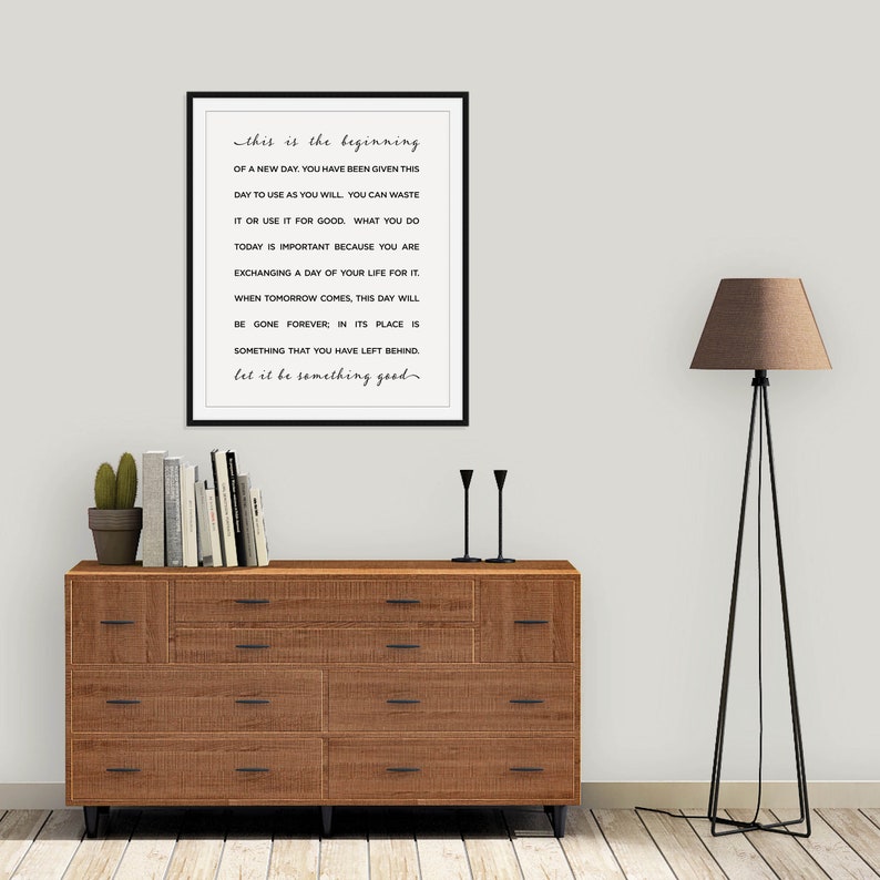 This is the Beginning of A New Day PRINTABLE Graduation Gift Etsy