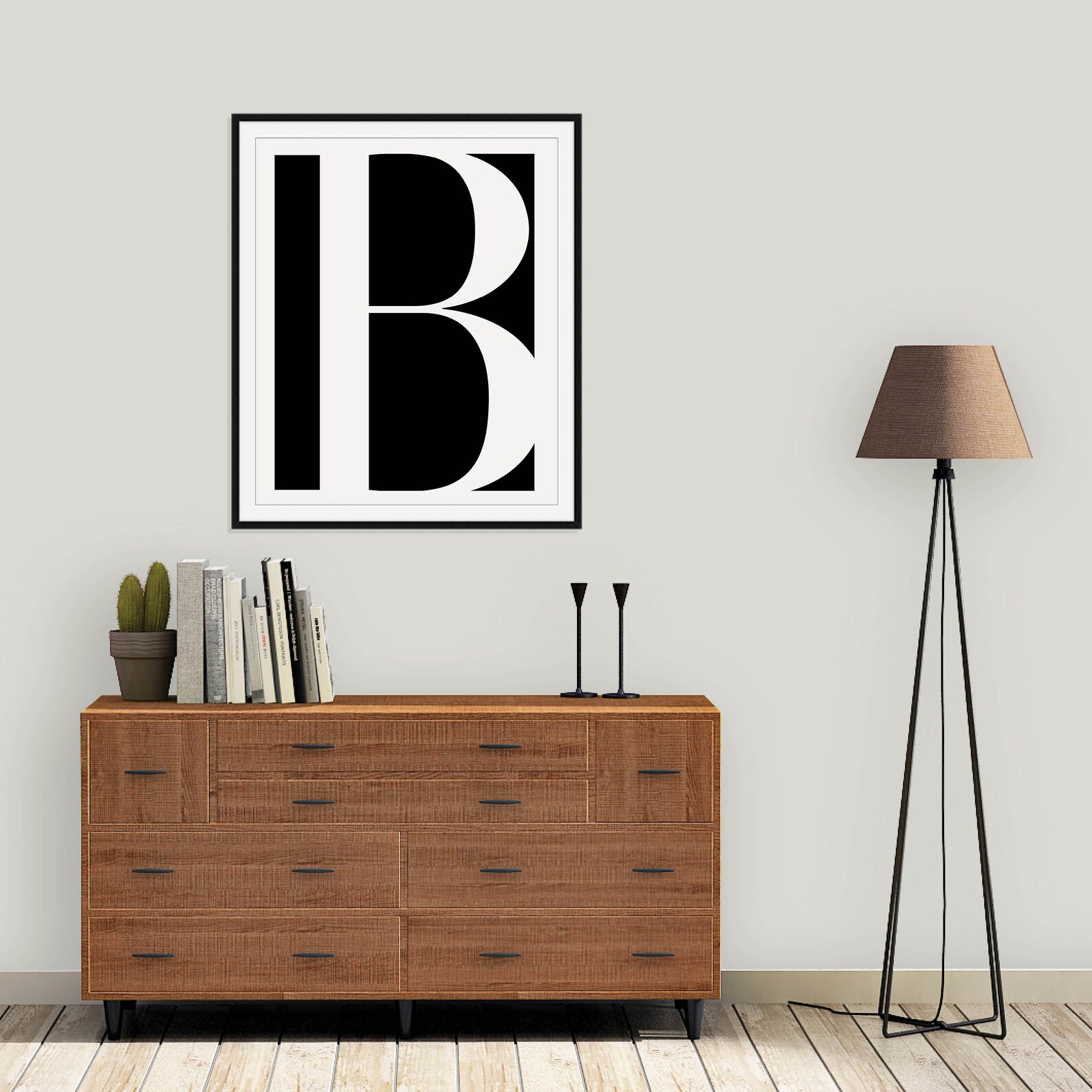 Letter B Wall Art Digital Download Letter B Print Etsy
