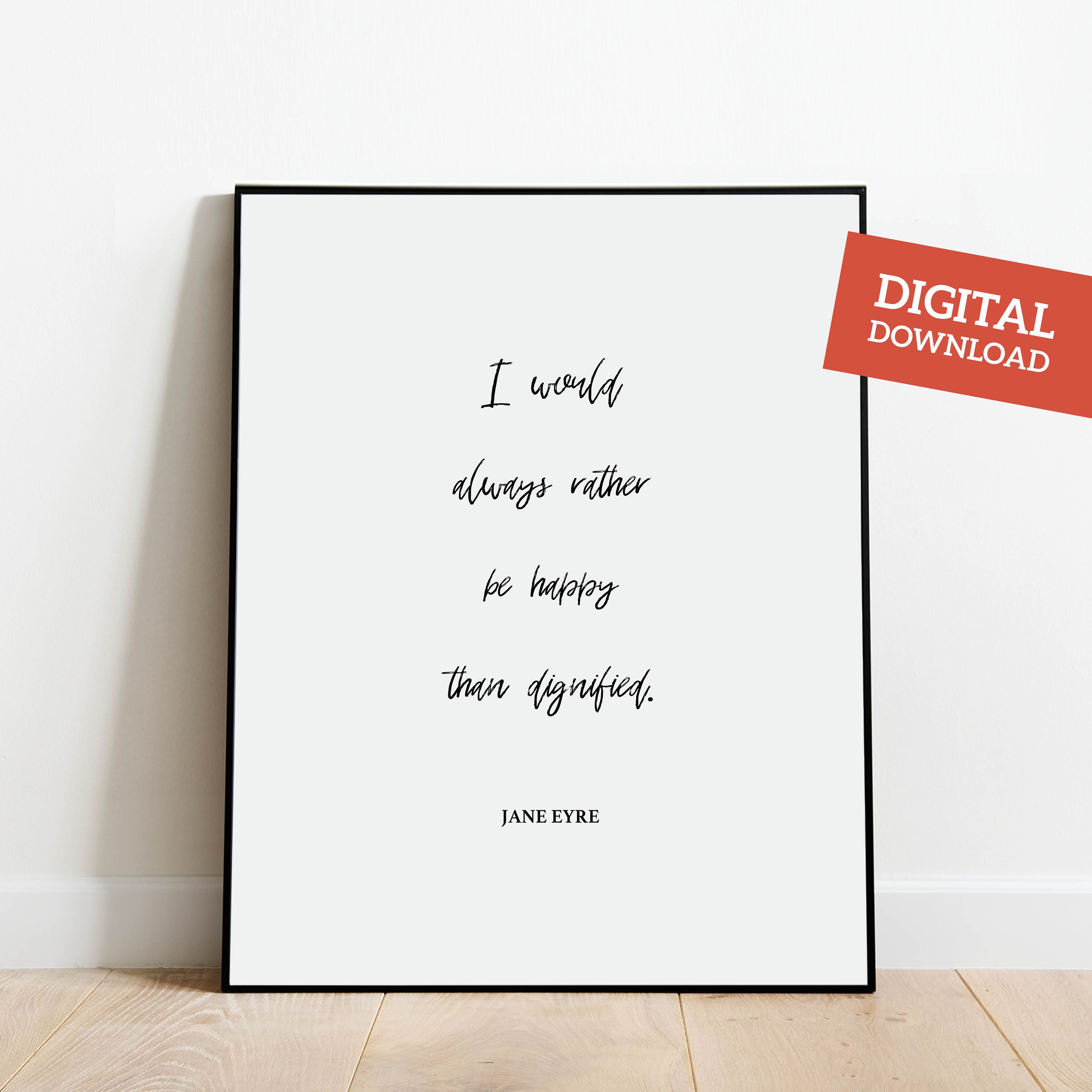 Charlotte Bront\u00eb Quote 34 200927 Framed Print Poster Jane Eyre