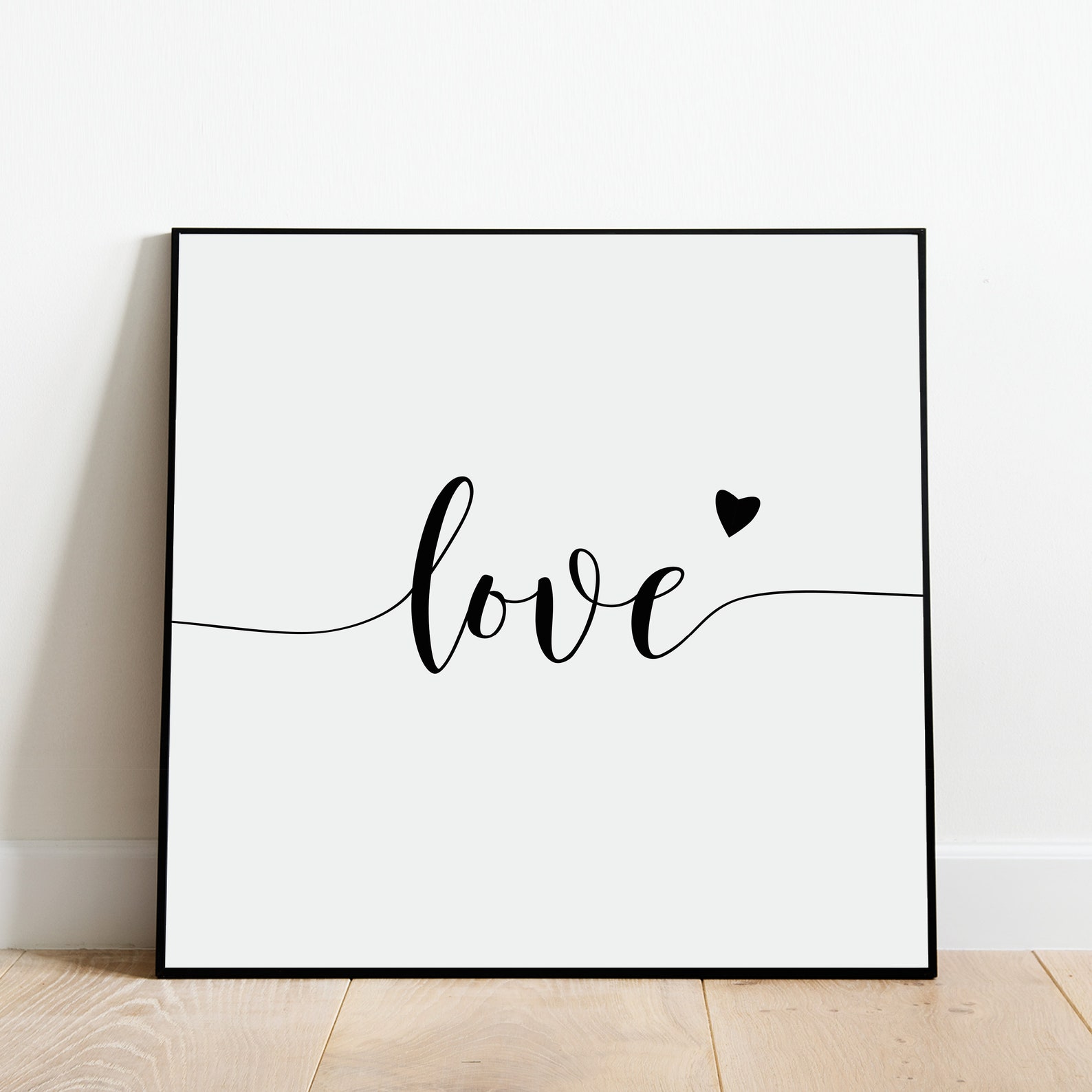 Love Wall Art Love Print Love Poster Love Wall Decor Etsy
