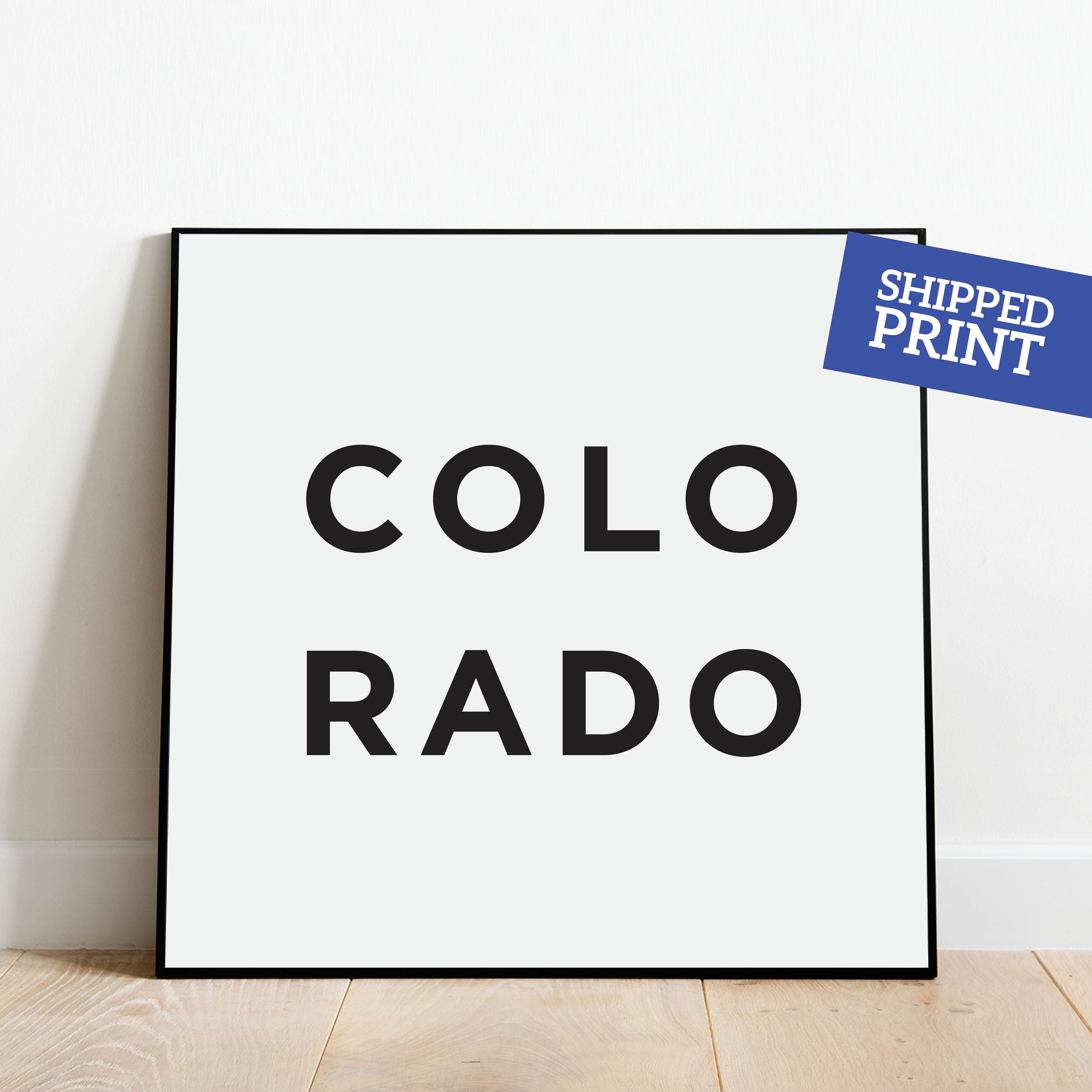 Colorado Wandkunst minimalistische Kunst schwarz und weiß | Etsy