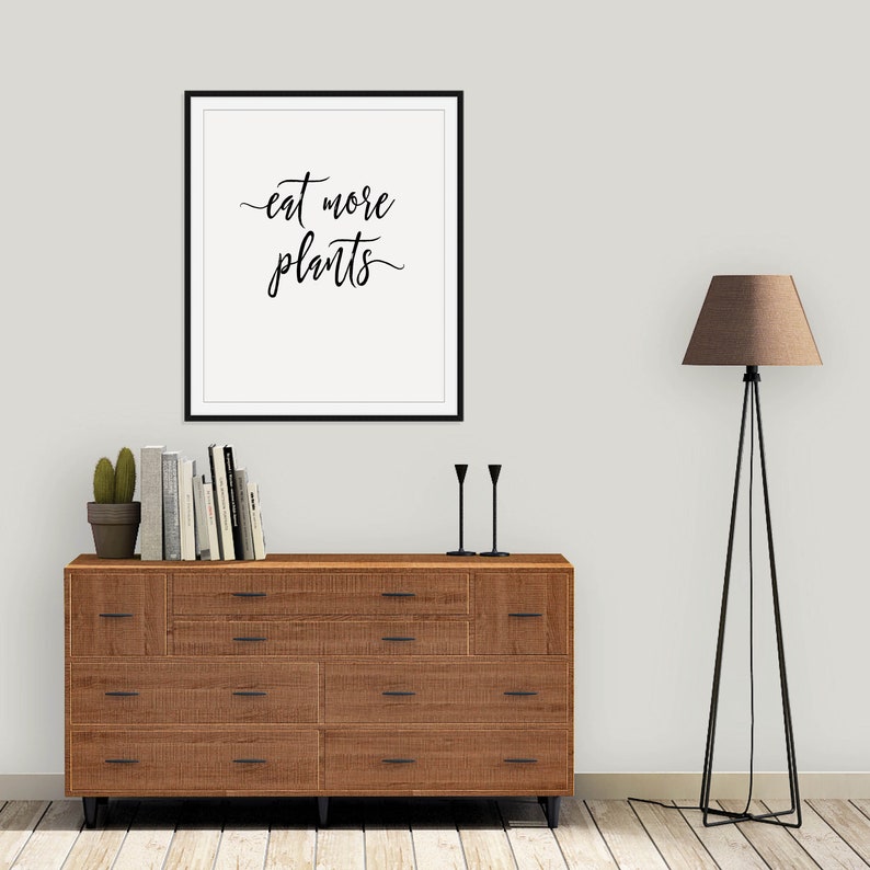 Vegan Wall Art Vegan Gifts Vegan Wall Decor Digital Etsy