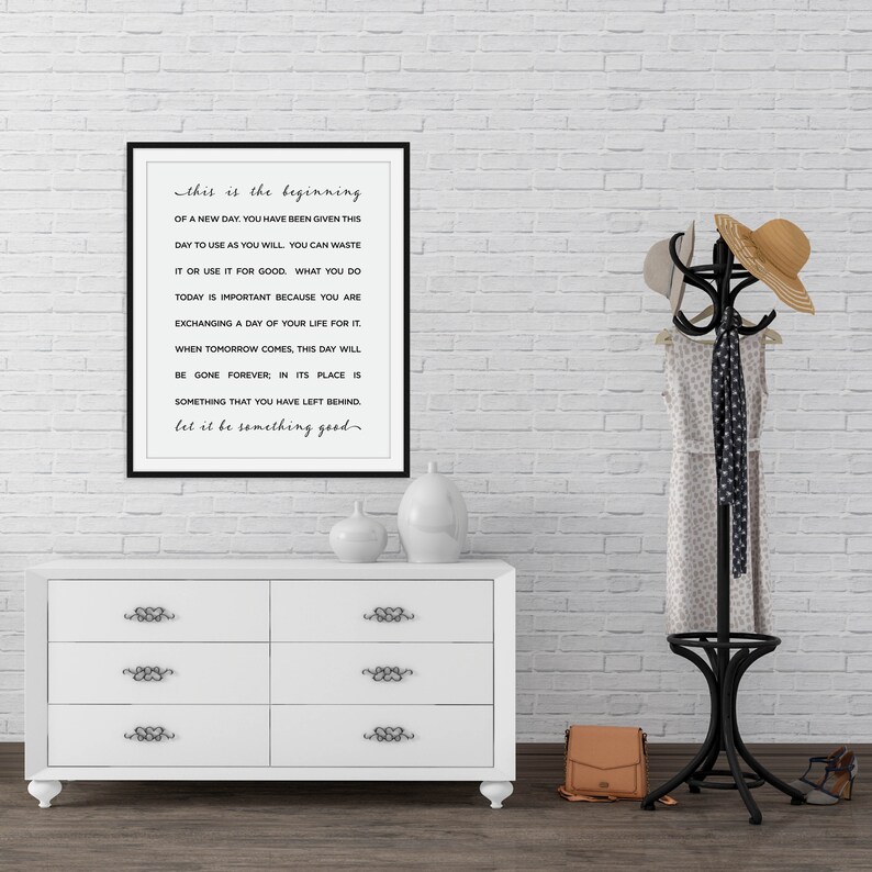 This is the Beginning of A New Day PRINTABLE Graduation Gift Etsy