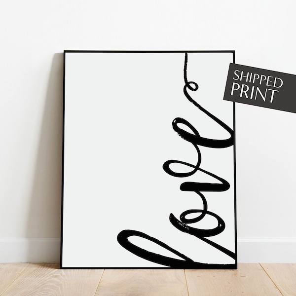 Script Wall Art Etsy