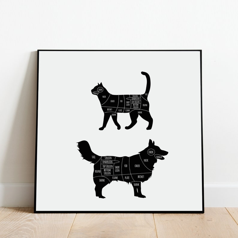 Vegan Butcher Poster Vegan Art Vegan Print Vegan Wall Art Etsy