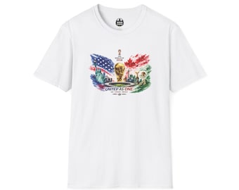 World Cup 2026 USA Canada Mexico T-Shirt | Soccer Fan Tee