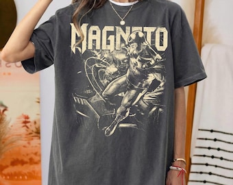 Vintage Magneto X-Men Graphic Tee, Erik Lehnsherr Mutant Villain Shirt