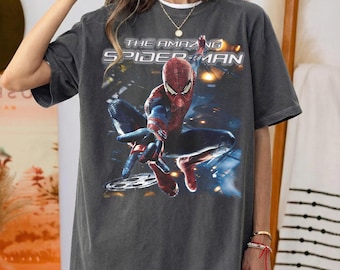 Vintage The Amazing Spider Man Shirt, Retro Spiderman Graphic Tee, Andrew Garfield Tshirt, Marvel Hero Fan Gift, Marvel Comic Tee