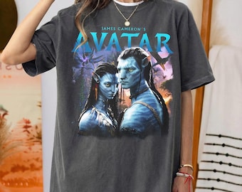 Avatar The Way of Water Jake Sully Neytiri T-Shirt, Pandora National Park Tee