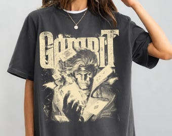 Vintage Gambit X-Men Shirt, Marvel Mutant Graphic Tee, Marvel X-Men Gambit Shirt, X-Men Comic Shirt, Retro Streetwear Tee, Gift for him