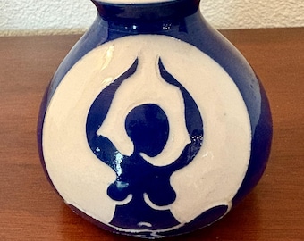 Vintage Signed Studio Pottery Vase