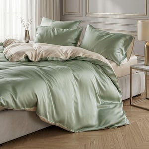 100% Mulberry Silk Bedding Set, Silk Duvet Cover, Silk Pillowcases, Silk Sheets, Luxury Bedding, Pure Silk, Queen Size, King Size & More