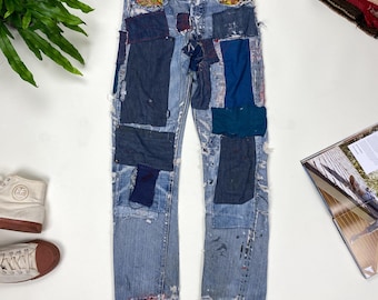 1967/68 OG Levi's 505 Big E met originele reparaties