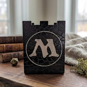 Handcrafted Black Magic The Gathering Card Holder & Deck Box