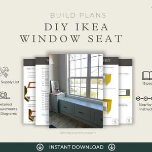 DIY IKEA Window Seat Build Plans