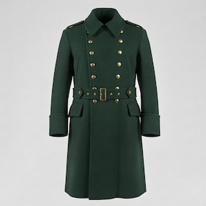 Men's Military Coat Trench Coat French - Etsy