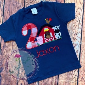 Farm Inspired Birthday Shirt