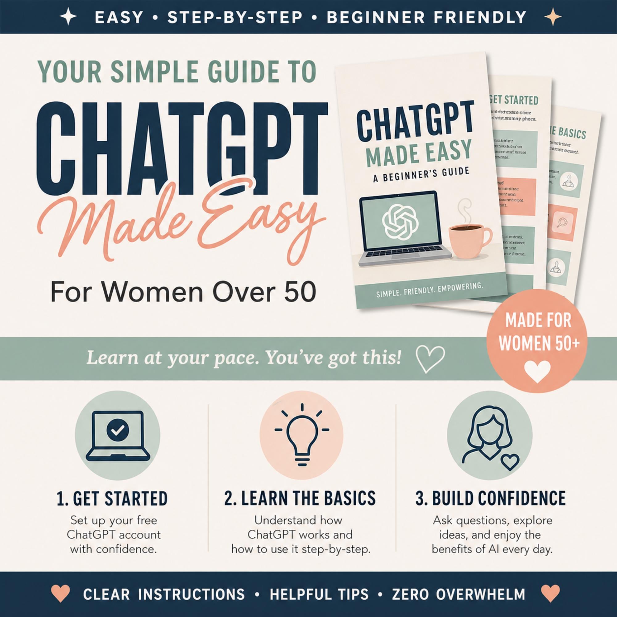 Chatgpt Setup Guide for Women Over 50 | Beginner AI Tutorial (digital ...