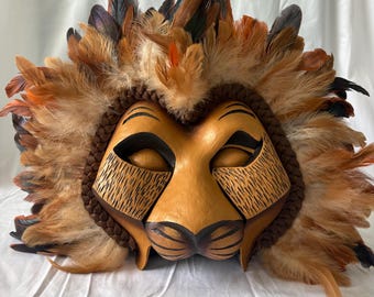 Scar Headdress, Lion King, Scar Mask, Lion King Headpiece - Etsy