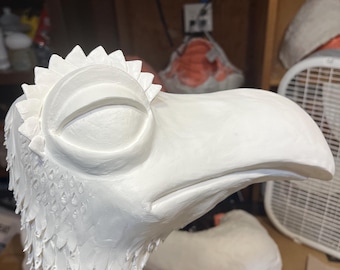Unfinished Zazu headpiece