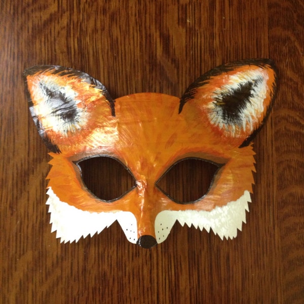 fox mask, fox costume, Mr. and Mrs. Fox, arctic fox mask