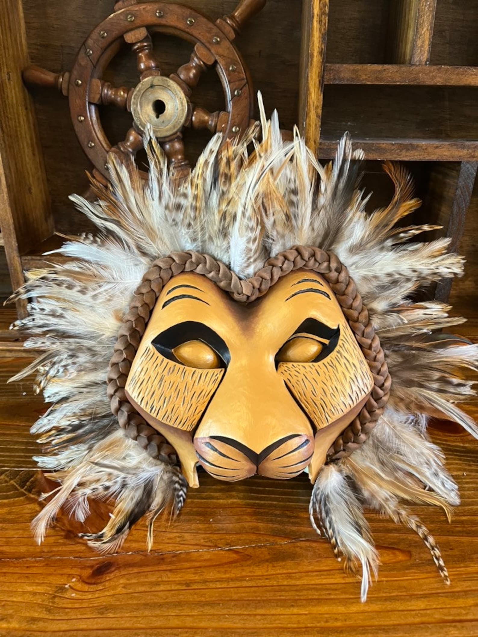 Simba Headdress Lion King Headdress Simba Mask Lion King - Etsy